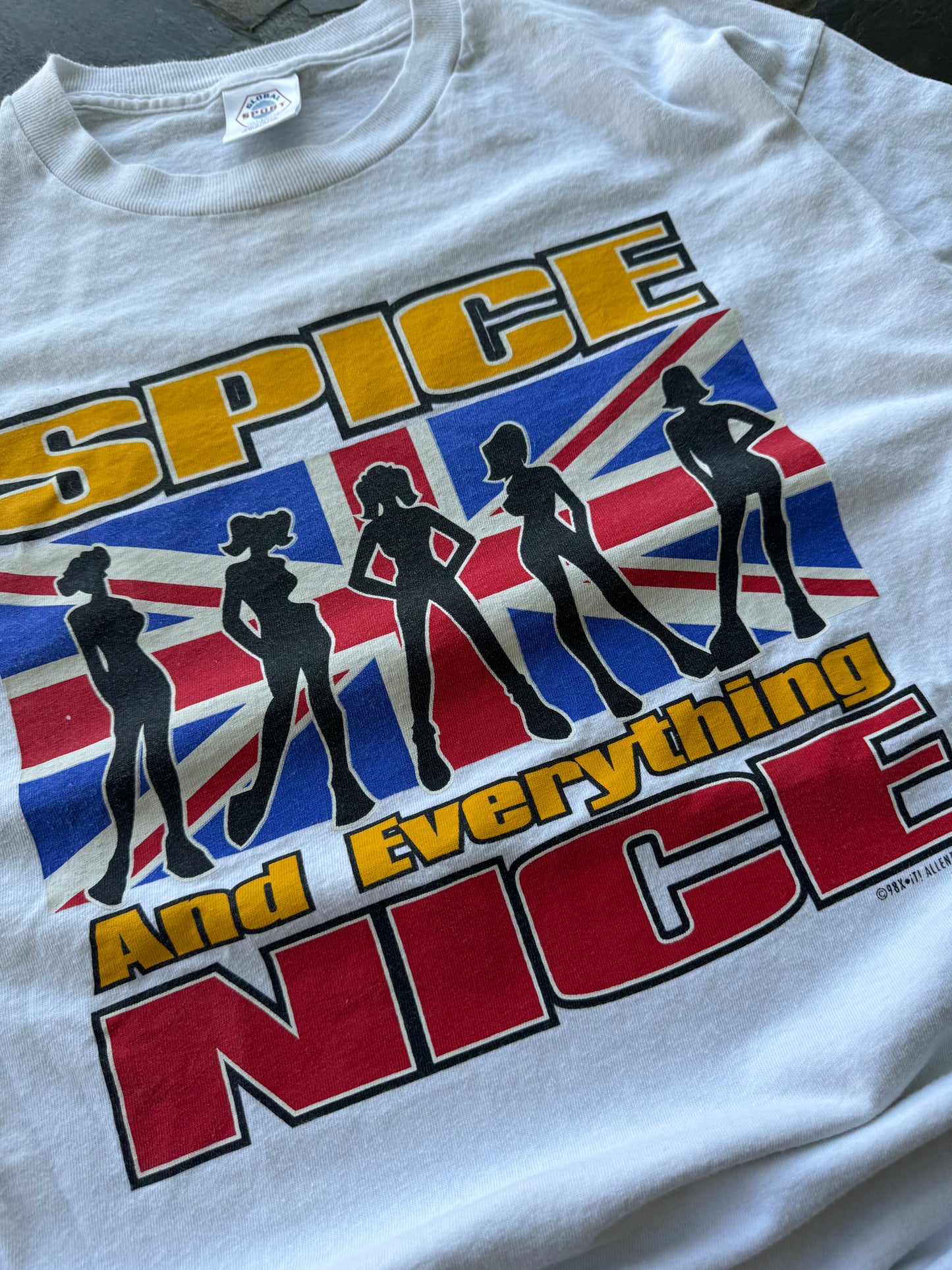 (L/XL) Vintage Spice Girls UK Tour Tee