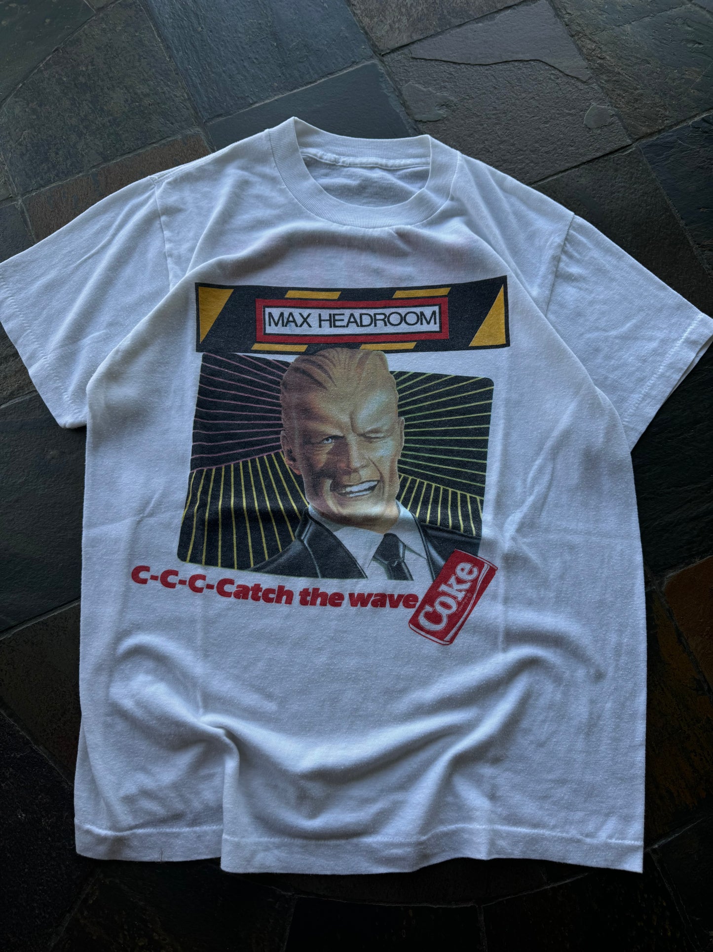 (M) Vintage 80s Max Headroom Graphic Tee