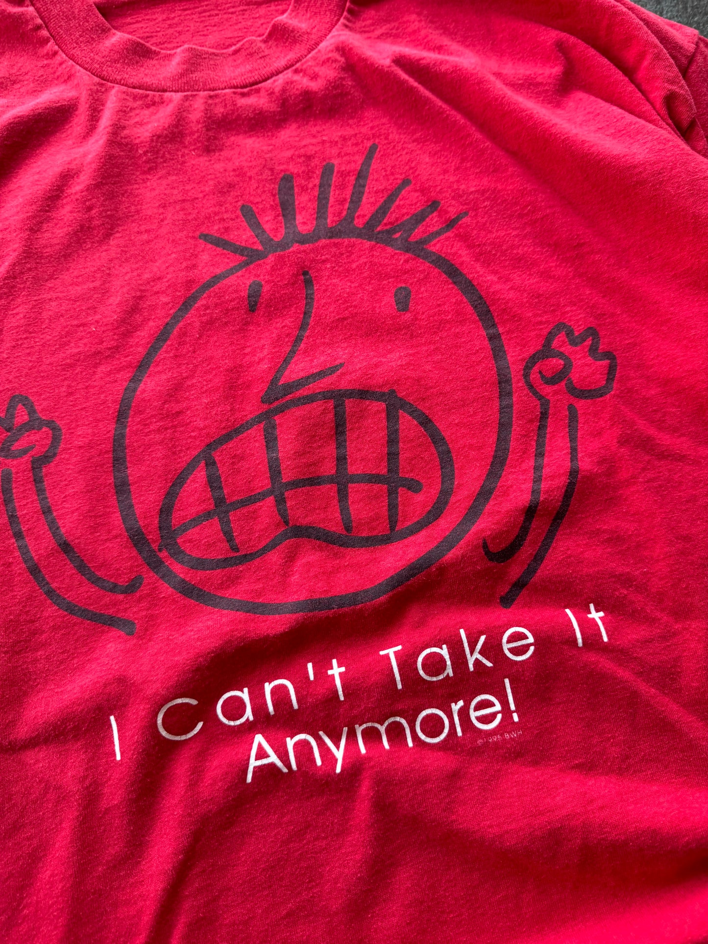 (XL) Vintage 90s "I Can't Take it Anymore" Art Tee