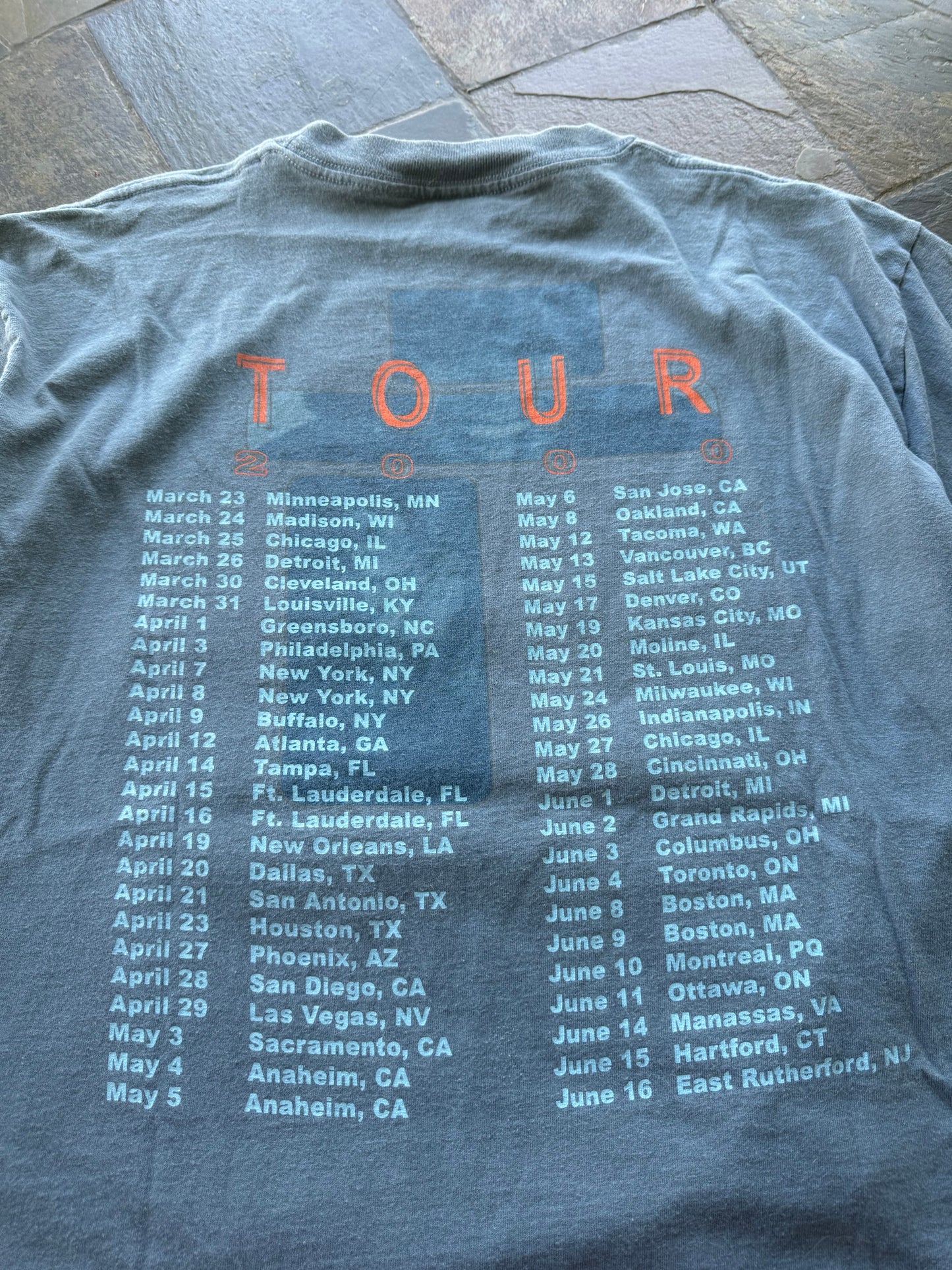 (L) Vintage Tina Turner Tour Tee