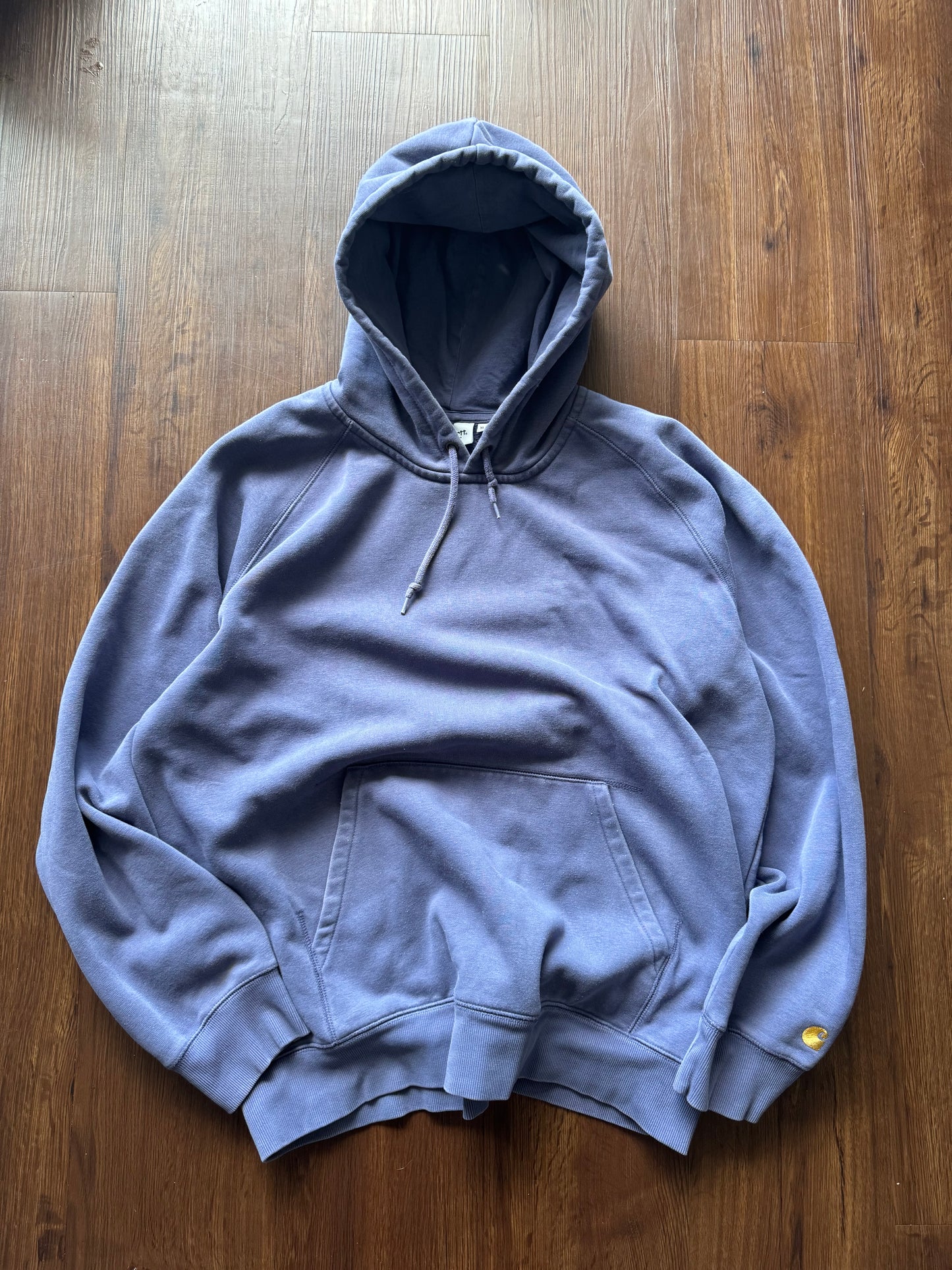 (XL) Carhartt Work in Progress Faded Blue Hoodie