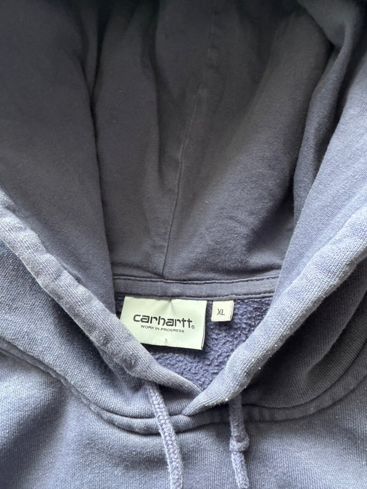 (XL) Carhartt Work in Progress Faded Blue Hoodie